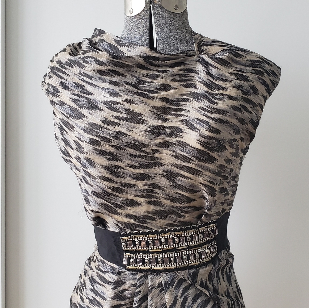 Yigal Azrouel Belted Dress in Size 0 - Picture 2 of 9